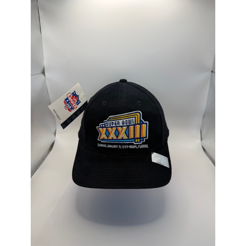 Vintage Super Bowl XXXVII Hat NWT Logo 7 NFL Football Cap Deadstock New